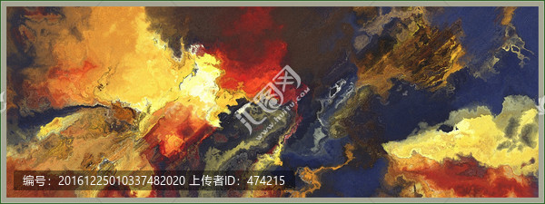 抽象油畫