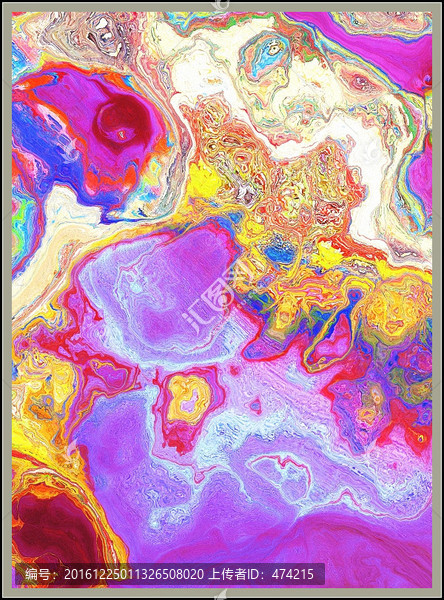 抽象油畫