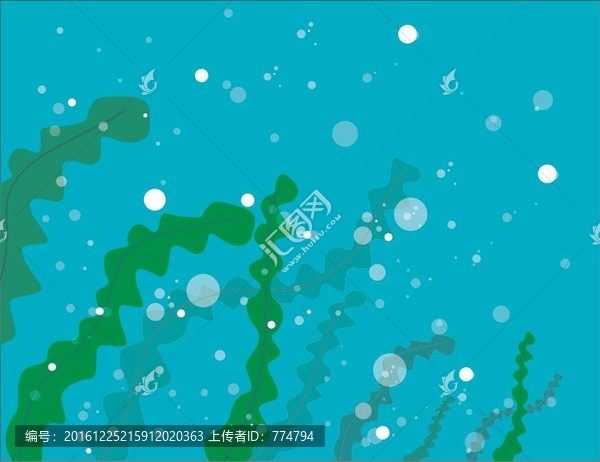 浪漫簡(jiǎn)約水草