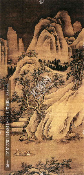 夏葵,雪夜訪戴圖