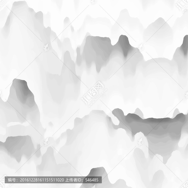簡約山水,水墨山水,合層