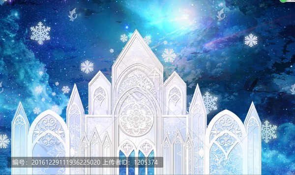 城堡婚禮背景