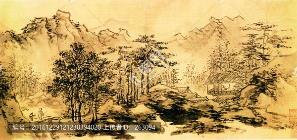 吳偉,長(zhǎng)江萬里圖