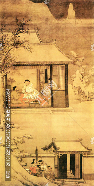 劉俊,雪夜訪普?qǐng)D