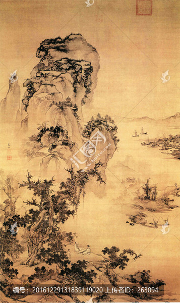 朱端,煙江遠(yuǎn)眺圖