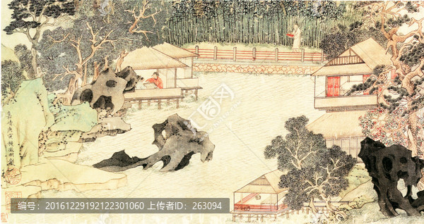 文徵明,東園圖