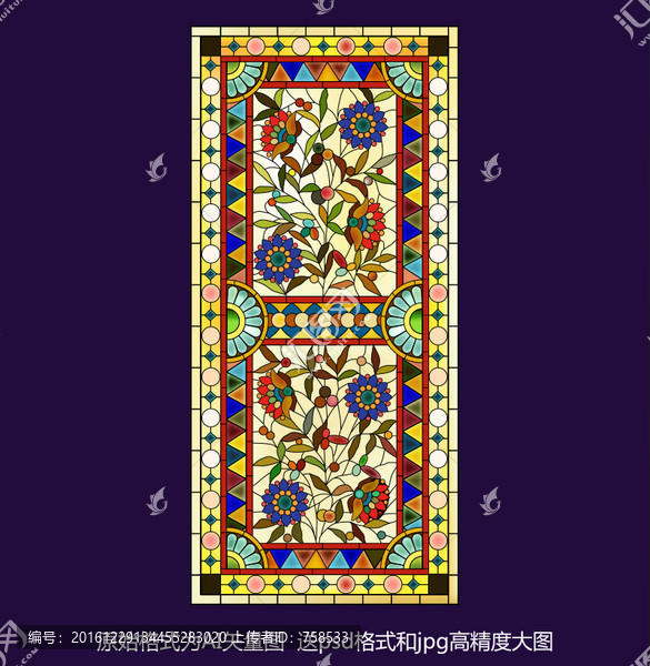 教堂玻璃圖案