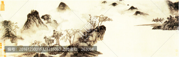 文徵明,煙江疊嶂圖