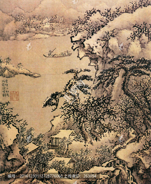 謝時臣,杜陵詩意圖
