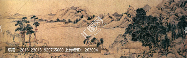 文嘉,山水圖