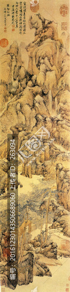 文伯仁,萬壑松風(fēng)圖