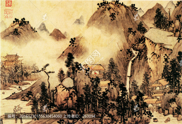 尤求,人物山水圖