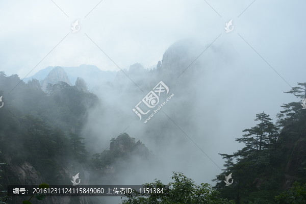 烟雨黄山