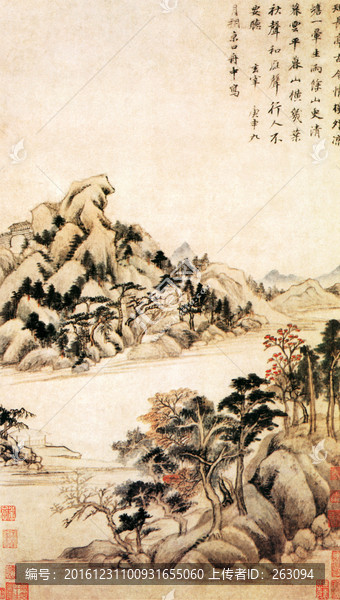 董其昌,秋興八景圖