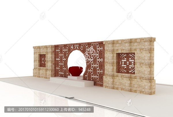 景墻模型設(shè)計(jì)
