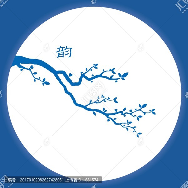 青花瓷盤(pán)花紋