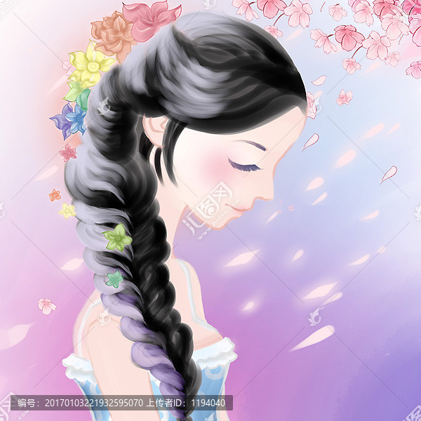 手繪女孩,裝飾畫,本本封面
