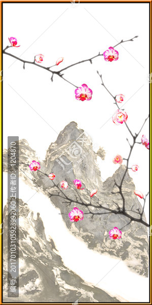山水畫,tif分層