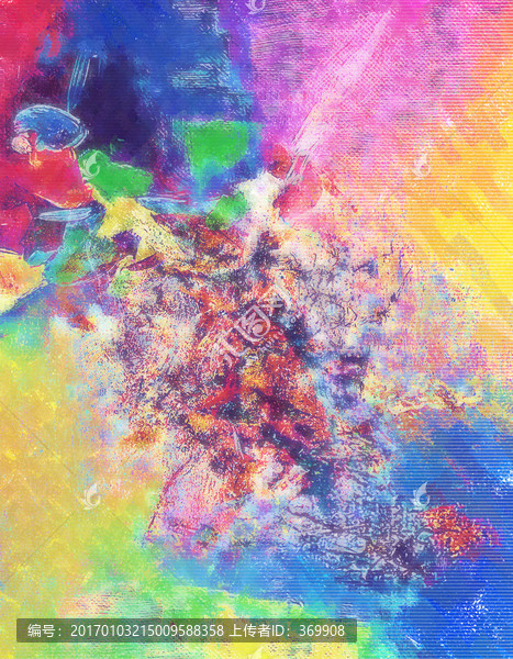 抽象油畫