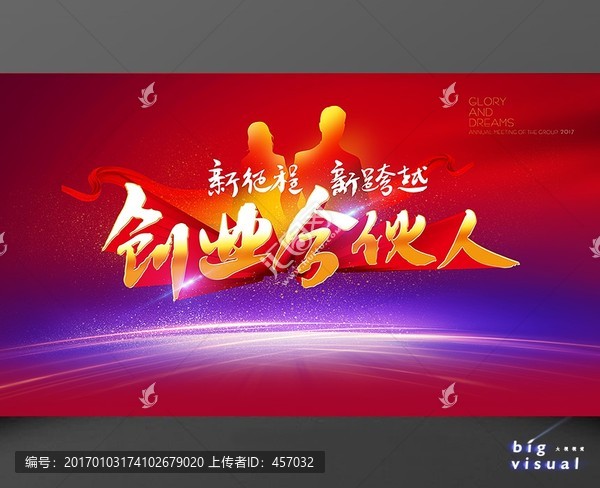 創(chuàng)業(yè)合伙人海報