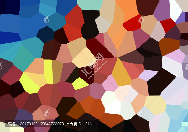 彩色晶格玻璃