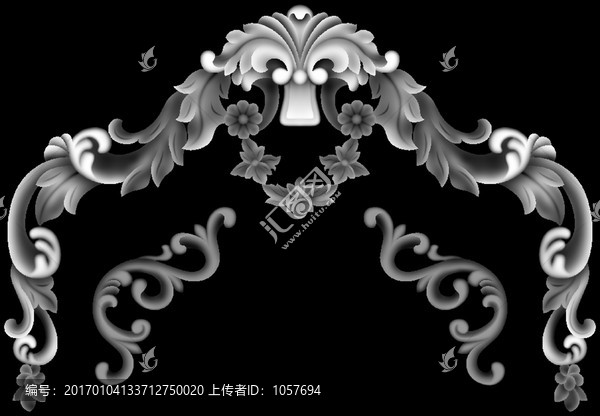 歐式門花圖片