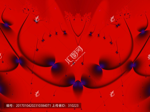 抽象分形圖案