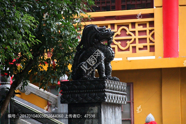 武汉,宝通禅寺,石狮