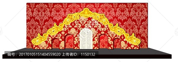 紅金歐式婚禮