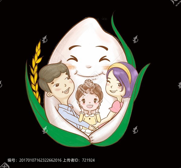 大米插畫