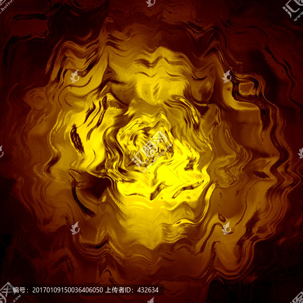 金色水紋,合層圖片