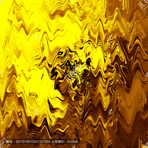 金色水纹,合层图片