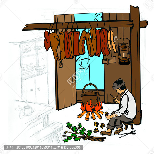 臘肉圖