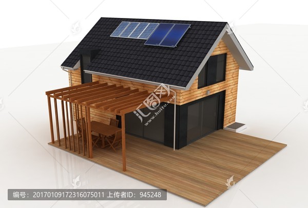 休閑木屋模型設(shè)計(jì)