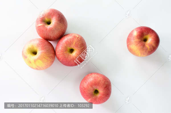 俯拍的苹果