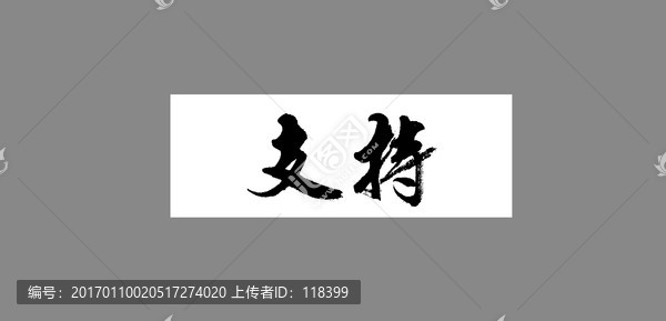 支持