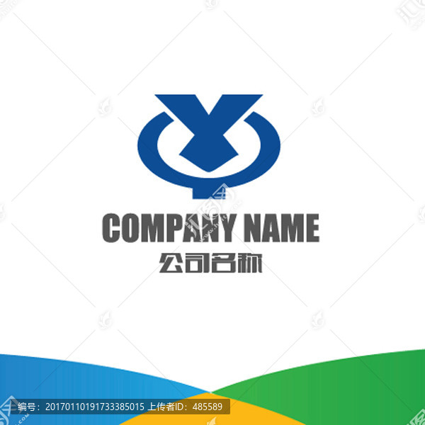 字母Y結(jié)合古錢幣組合成鷹標(biāo)志