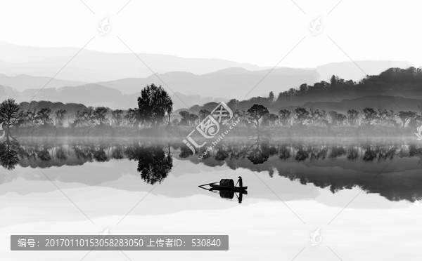 水墨山水畫(huà)