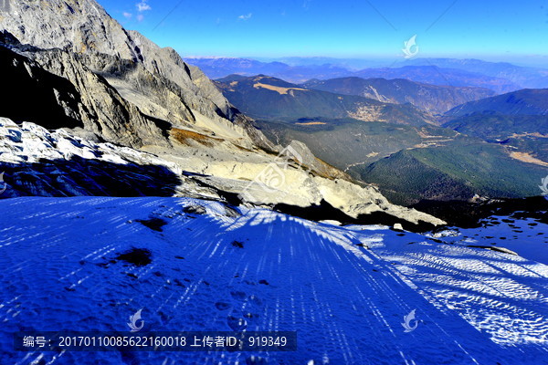 玉龙雪山,俯瞰