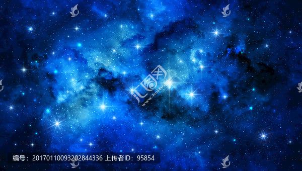 藍(lán)色星空背景