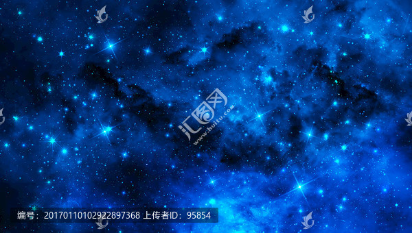 藍(lán)色星空背景