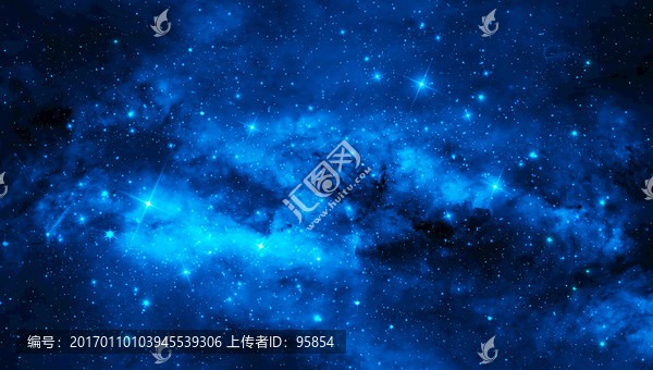 藍(lán)色星空背景