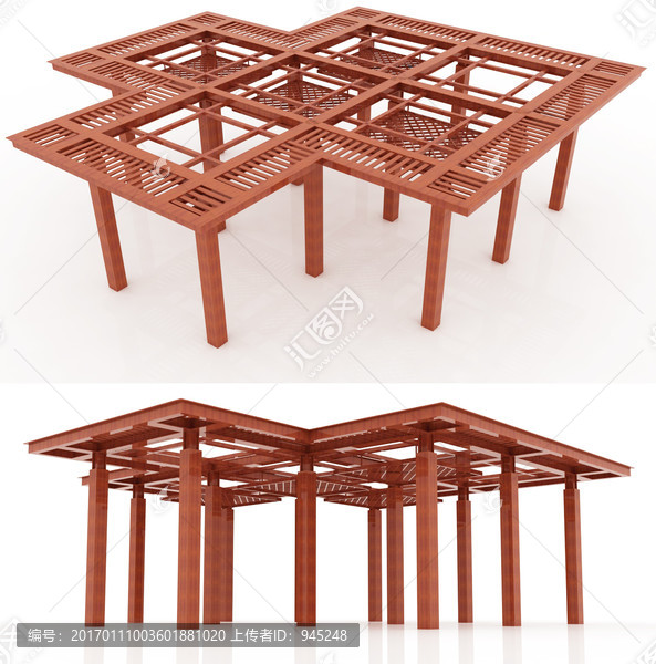 防腐木廊架設(shè)計