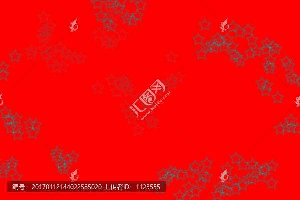 紅色星星紋理,合層