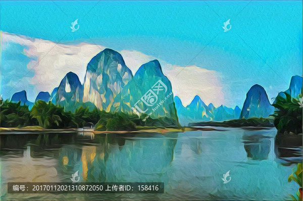 桂林陽(yáng)朔裝飾畫