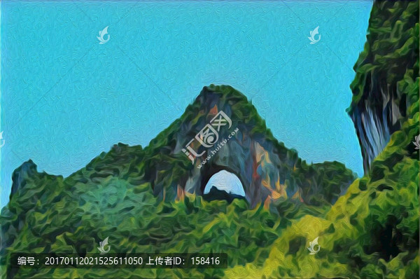 桂林山水裝飾畫