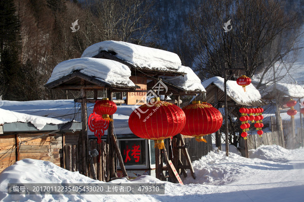 雪乡,雪景,白雪