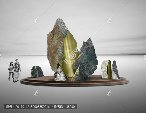 石頭鐵藝雕塑