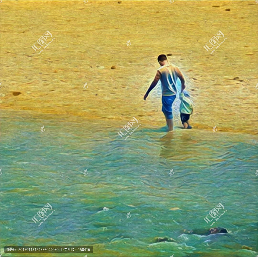 親情油畫
