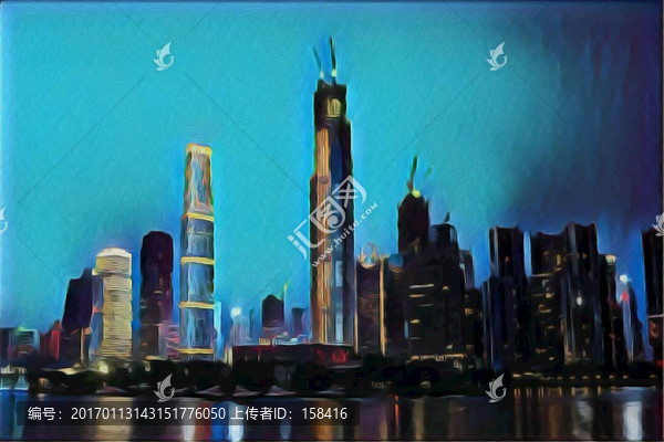 裝飾畫珠江新城